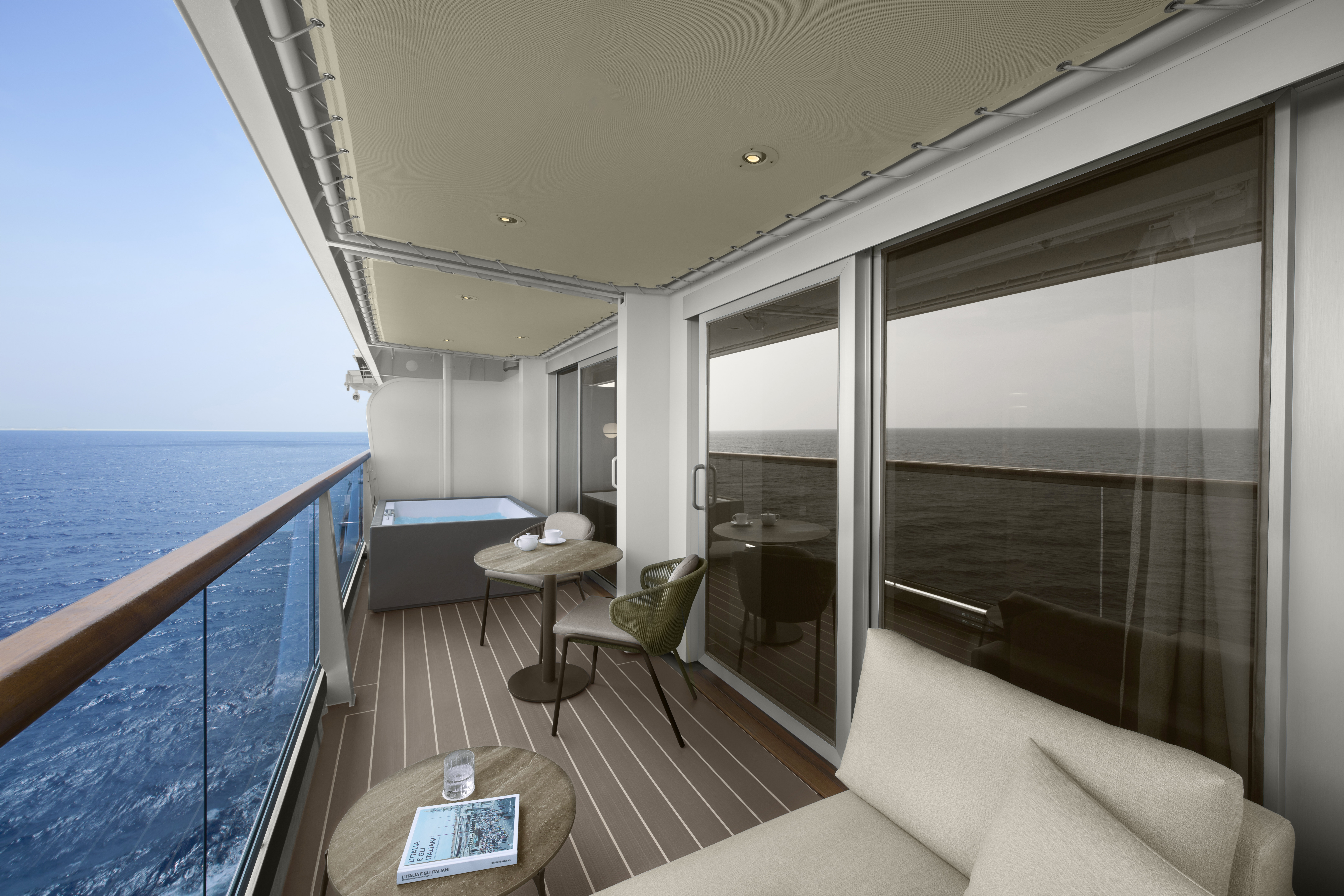 Cabine avec vue sur la mer à bord d'Explora Journey