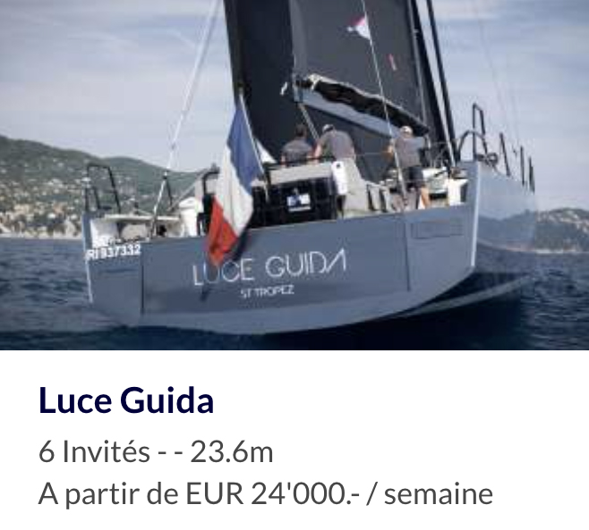 Luce Guida, luxury yacht to rent