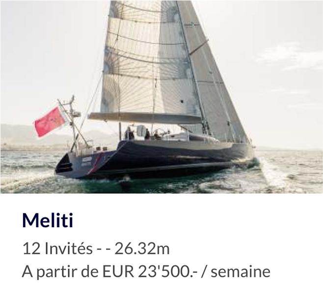 Meliti - beautiful sailing boat to charter